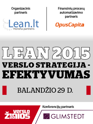 LEAN 2015: verslo strategija – efektyvumas
